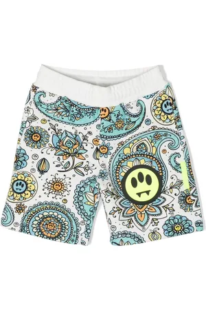 BARROW Short en coton à imprimé graphique