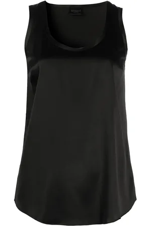 Brunello Cucinelli Blouse ample à design sans manches