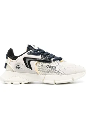 Lacoste Baskets en mesh à logo imprimé