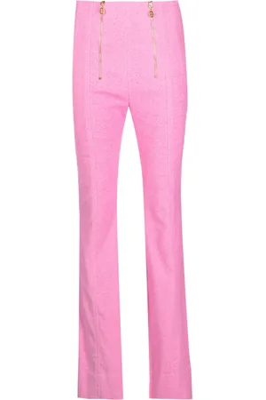 Patou Pantalon évasé en tweed à zips