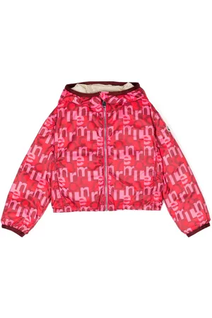 Moncler Veste matelassée à logo imprimé