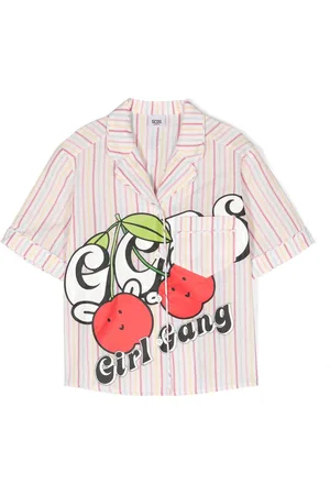 GCDS Chemise à imprimé graphique