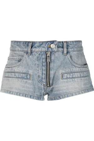 Courrèges Short en jean à coupe courte
