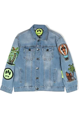 BARROW Veste en jean à broderies