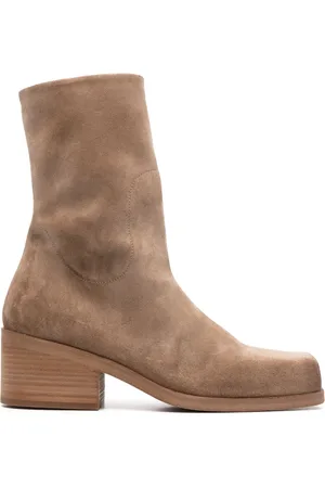 MARSÈLL Bottines en daim à talon épais
