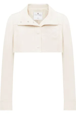Courrèges Veste à coupe crop