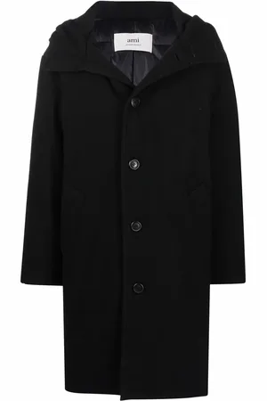 Ami Manteau boutonné à capuche