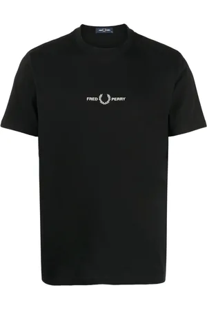 Fred Perry T-shirt en coton à logo brodé