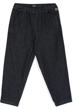 Il gufo Jean droit à taille élastiquée
