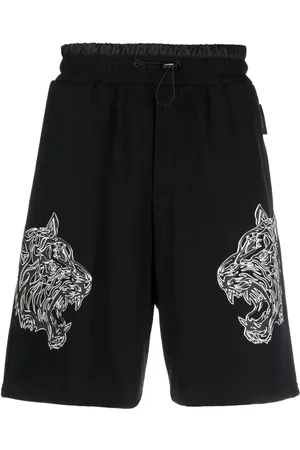 Philipp Plein Short imprimé à taille élastiquée