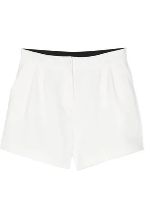 Pinko Kids logo-print shorts - White