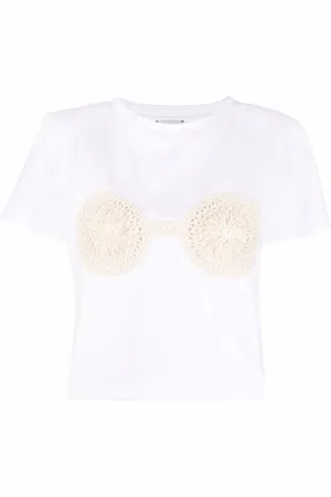 MAGDA BUTRYM T-shirt à détails en crochet
