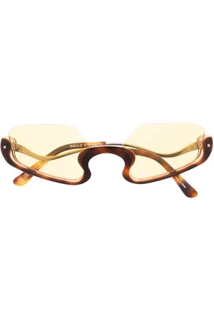 HENRIK VIBSKOV Lunettes de soleil Rollo à effet écaille de tortue