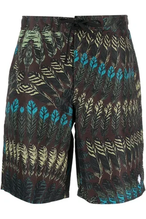 MARCELO BURLON Short de bain à imprimé graphique