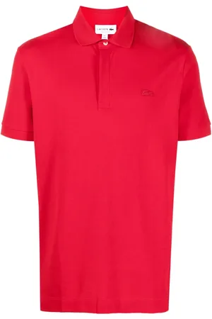 Lacoste Polo en coton à patch logo