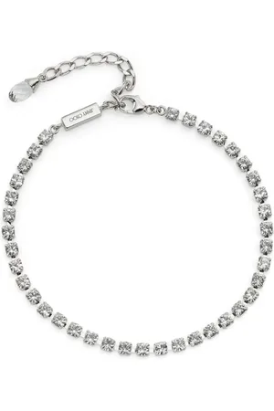 Jimmy Choo Bracelet de cheville Saeda serti de criqtaux