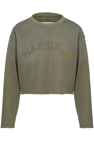 Maison Margiela Sweat crop à logo imprimé