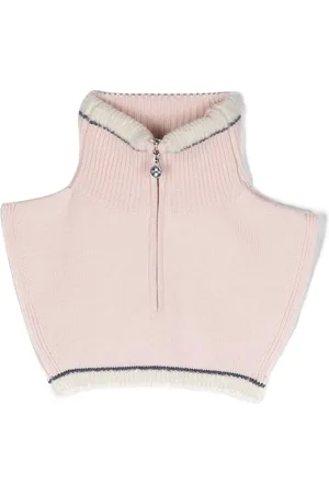 Barrie Col zippé en cachemire