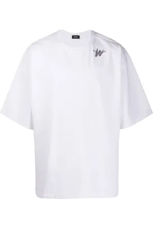 We11 Done T-shirt oversize à logo imprimé
