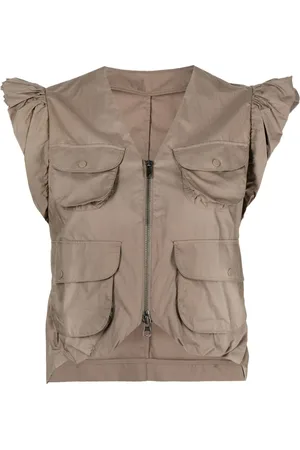 JNBY Blouse en coton à manches volantées