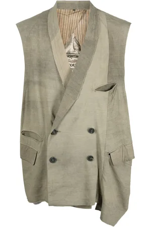 ZIGGY CHEN Veste asymétrique à boutonnière croisée