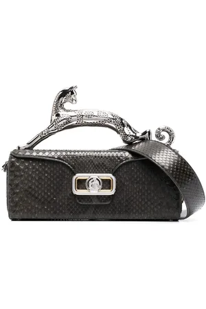 Lanvin Mini sac cabas à effet peau de serpent