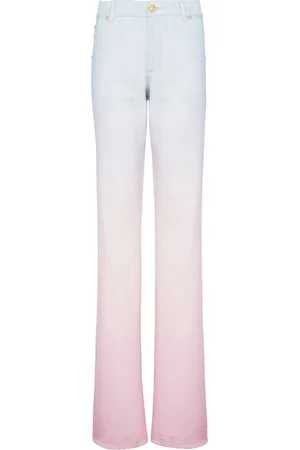 Balmain X Evian jean à effet dégradé