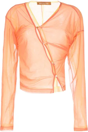 REJINA PYO Blouse asymétrique à boutonnière