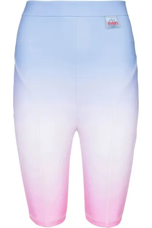 Balmain X Evian bermuda à effet dégradé