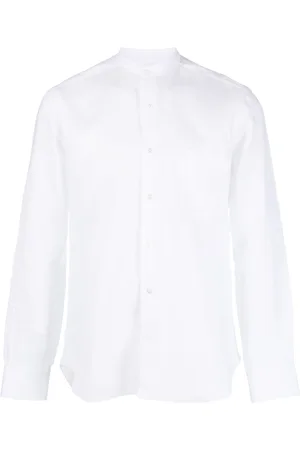 BARBA Chemise en lin à manches longues