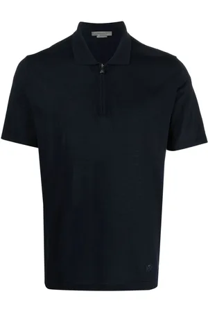 corneliani Polo en coton à manches courtes