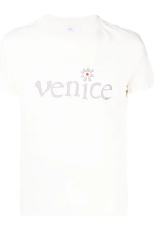 ERL T-shirt en coton à slogan imprimé