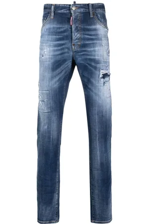 Dsquared2 Jean slim à effet usé