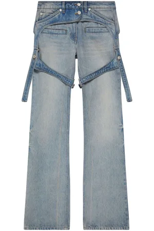 Courrèges Jean à détail de sangles