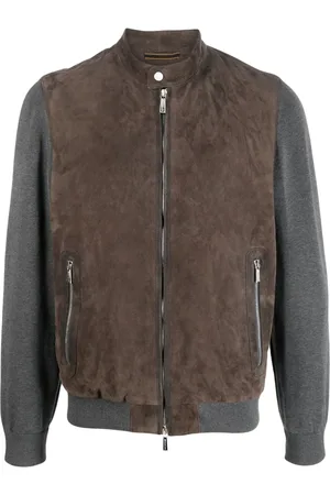 MOORER Veste bomber Mendini-URP en daim