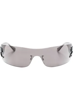 Courrèges Lunettes de soleil à charnières logo
