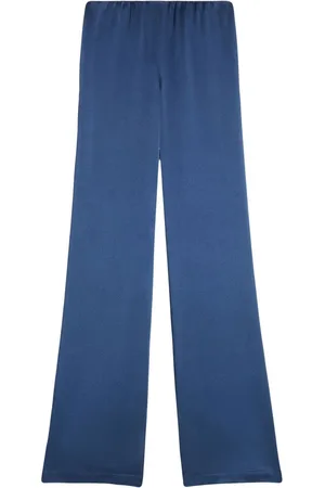 Ami Pantalon en satin à taille haute
