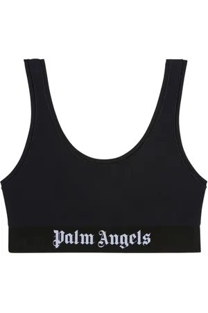 Palm Angels Brassière de sport à logo imprimé