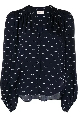 Zadig & Voltaire Blouse imprimée à manches longues
