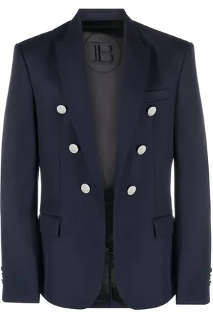 Balmain Blazer croisé à boutons embossés
