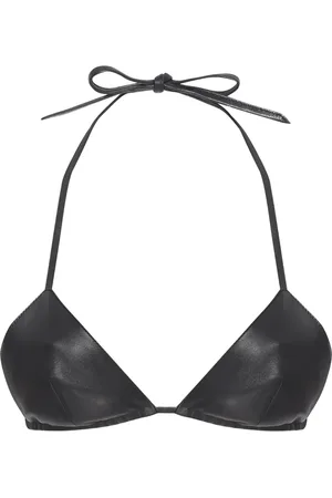 RTA Bralette à bonnets triangles en cuir