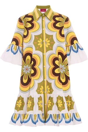 La DoubleJ Robe Choux à imprimé géométrique