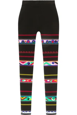 Puccini Legging imprimé à détail de sous-pieds
