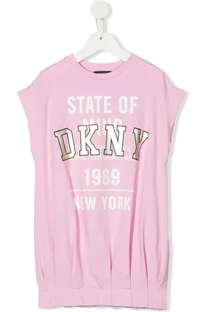 DKNY Robe à logo imprimé