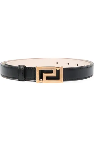 VERSACE Ceinture Greca Goddess en cuir
