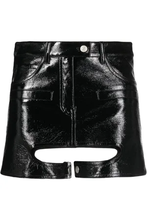 Courrèges Minijupe Chaps à taille basse