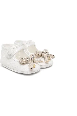 MONNALISA Ballerines à nœuds brodés de sequins