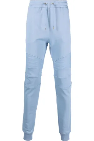 Balmain Pantalon en coton à taille élastiquée
