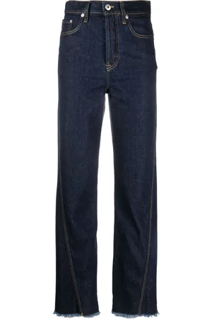 Lanvin Jean droit à bords francs