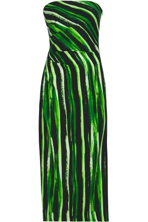 Proenza Schouler Robe-bustier à imprimé graphique